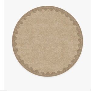6 Foot Round Ruggable (Washable rug)